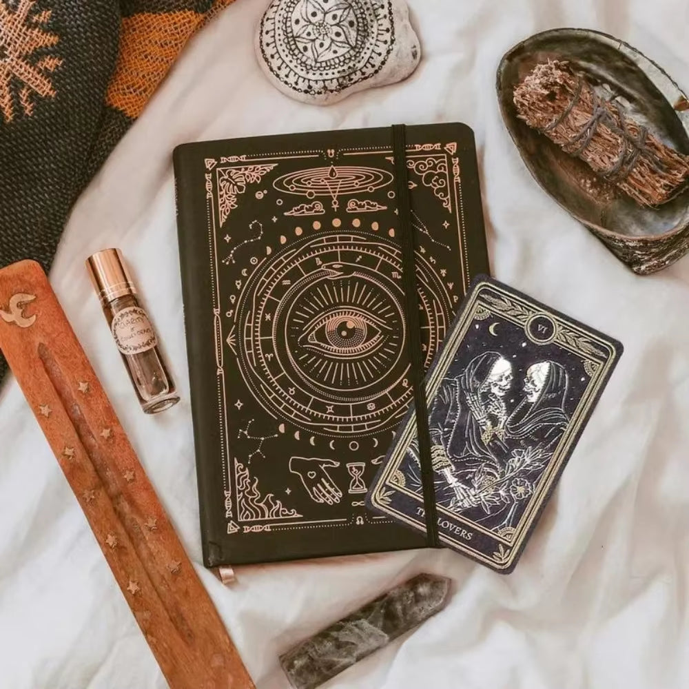 12*7Cm the Marigold Tarot Fortune Telling Divination Oracle Card Family Gathering Chess Game Leisure Table Game Entertainment