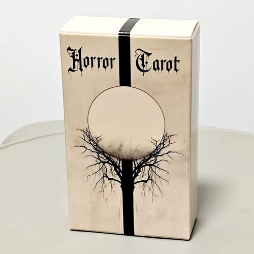 Gothic Tarot Deck Horror Style 78 Rider-Waite Cards 10.3*6Cm Embark on an Eerie Journey with Our Gothic Horror Tarot Card Deck